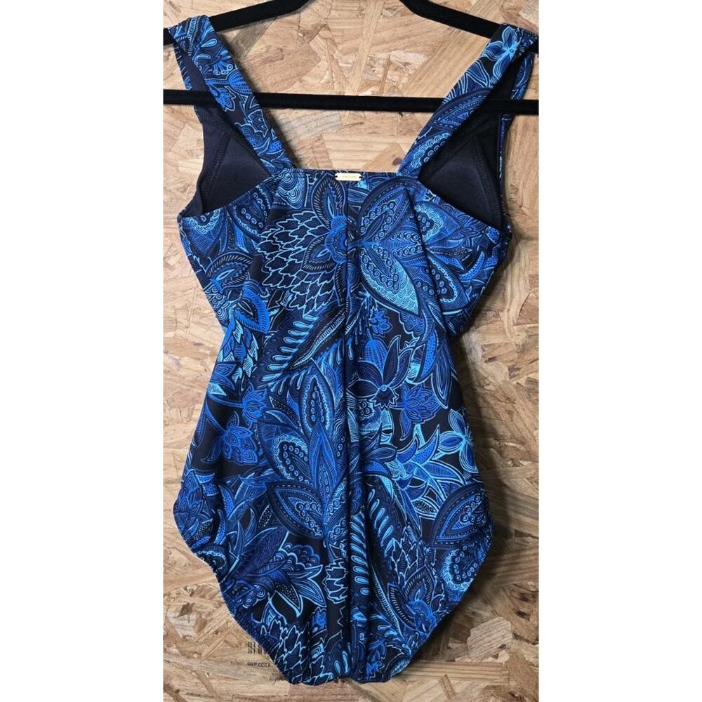 Lands End Women’s Sz6 One Piece Swim Suit Swimming Suit Bra Support - Picture 3 of 11